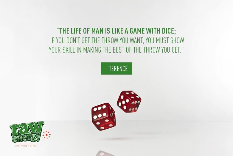 Red casino dice Success without stress