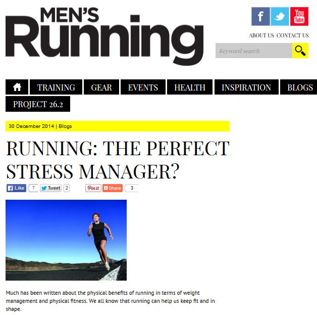 magazine article men running