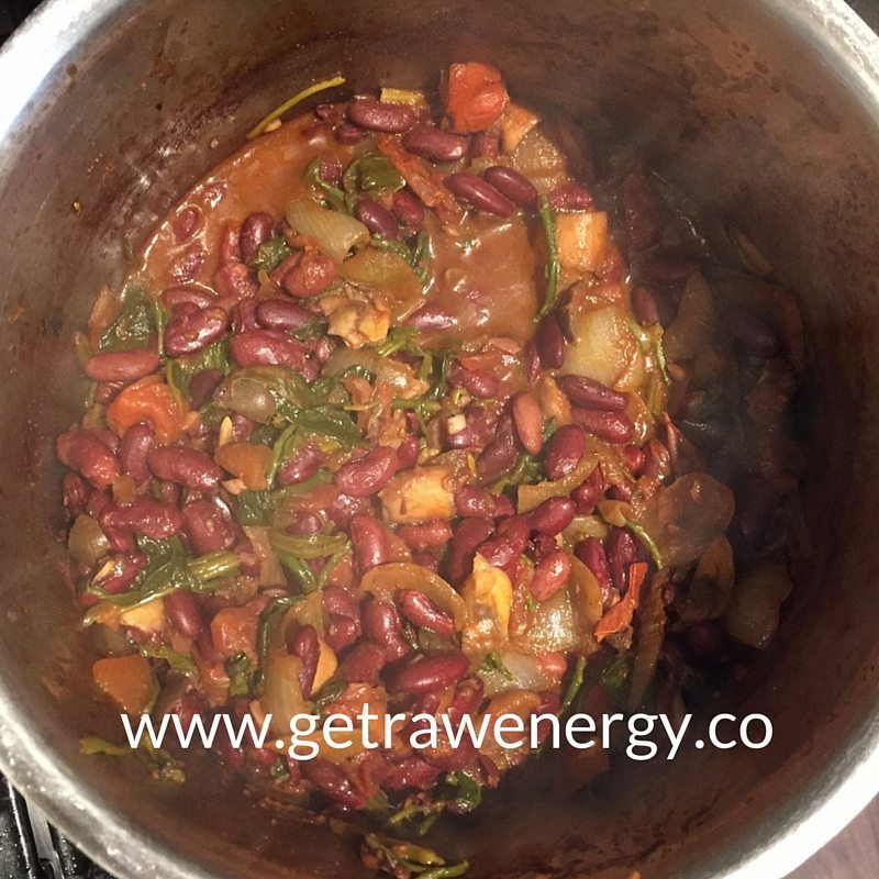 get raw energy kidney bean recipe