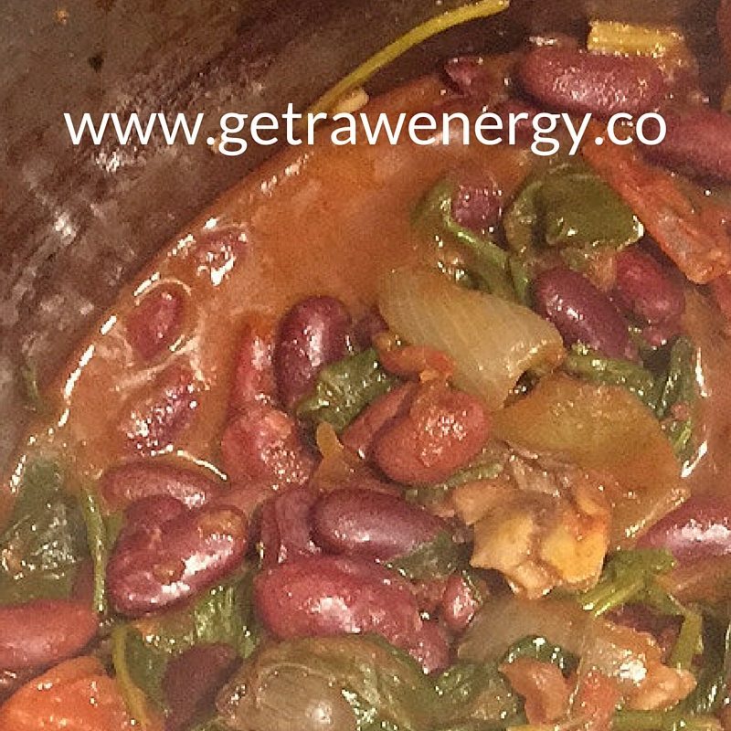 raw energy kidney bean recipe