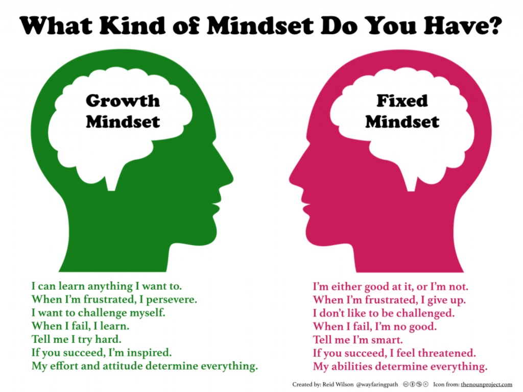 Fixed Mindset And Growth Chart